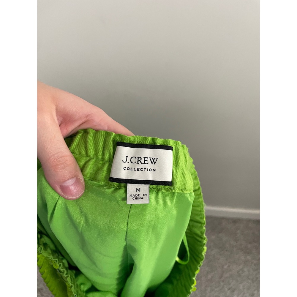 J.Crew Collection Pull On Midi Skirt in All Over Sequins in Green Size Medium - Picture 9 of 11
